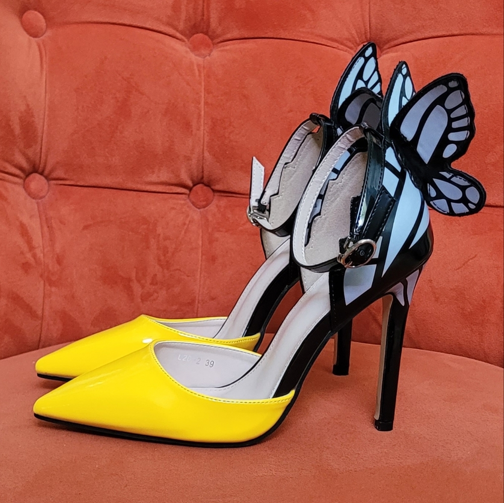 Unbranded Women Fashion Butterfly High Heel Sandals Size 39 - Picture 5 of 9